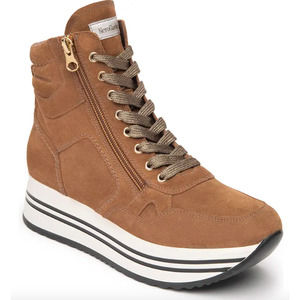 NeroGiardini High-Top Suede Sneakers